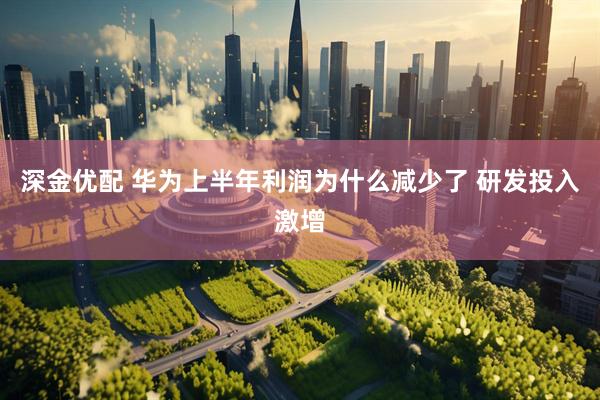 深金优配 华为上半年利润为什么减少了 研发投入激增