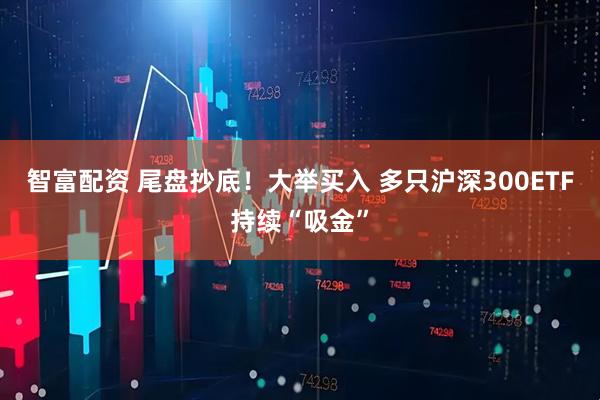 智富配资 尾盘抄底！大举买入 多只沪深300ETF持续“吸金”